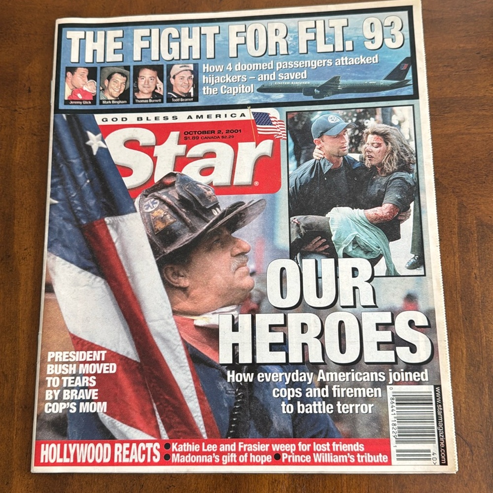 2/$5 Star God Bless America Oct 2, 2001